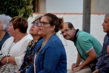 El edil Ramos pregona las fiestas del Carmen de La Medianía (Foto Francisco Javier Santana)